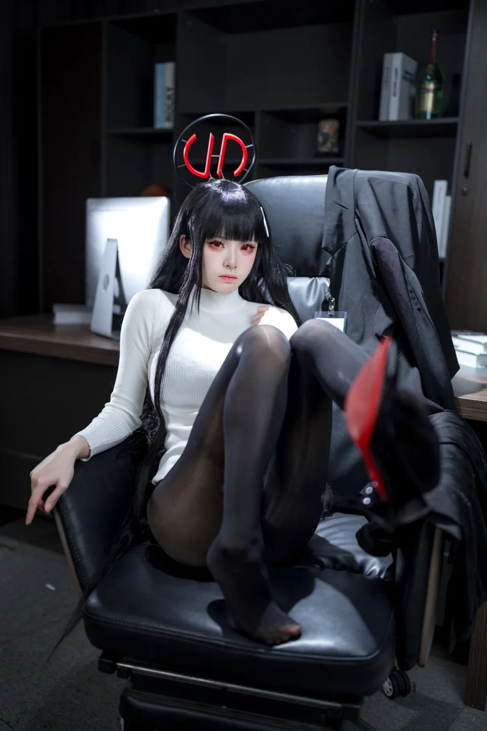 九柒喵 - No.026 蔚蓝档案 调月莉音 [64P-1.4GB] tg@simisebaisi 【丝足阁】061.webp